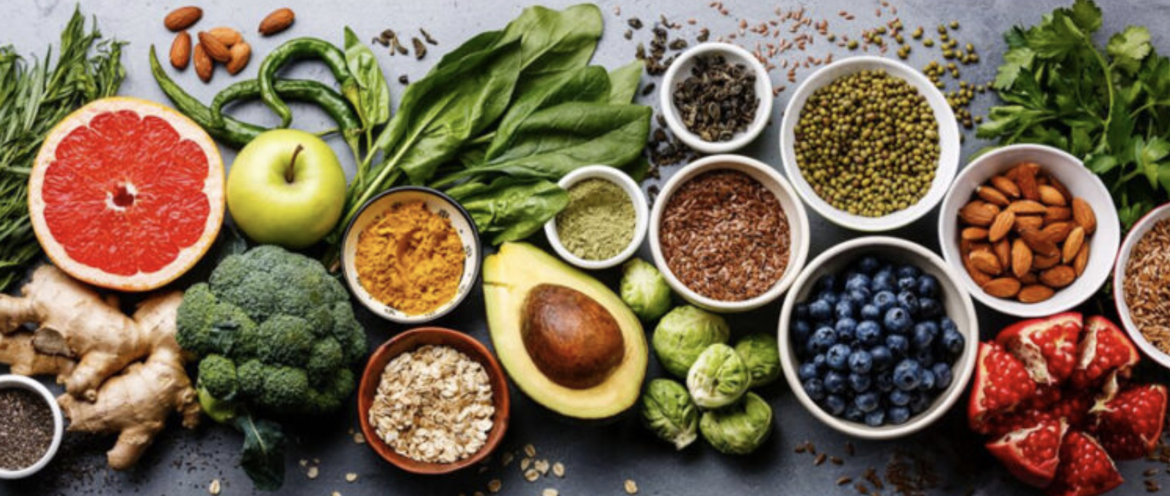 Vegan bord met vegan letters 